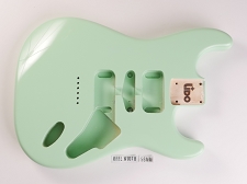 BLEM - Lido ST Hardtail Double cutaway Body Solid Poplar Surf Green